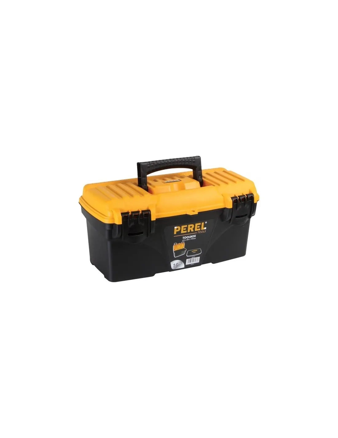 Boîte à outils 16' plastique - PEREL - - VELLom16PEREL 