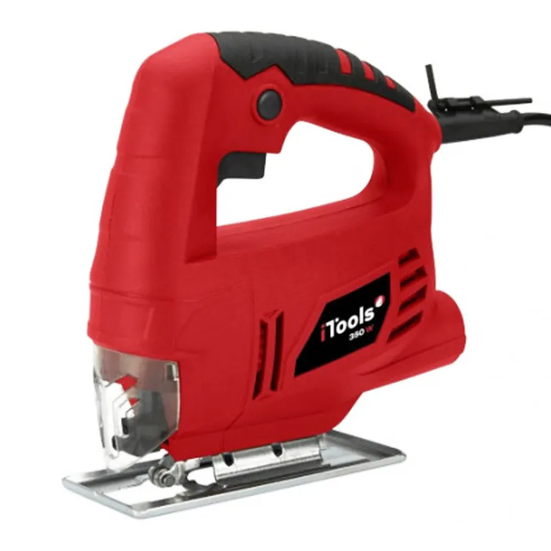 Pack 5 Outils Visseuse 12V + Meuleuse 500W + Perceuse 500W + Scie sauteuse 350W + Ponceuse 135W + Boite à outils ITOOLS